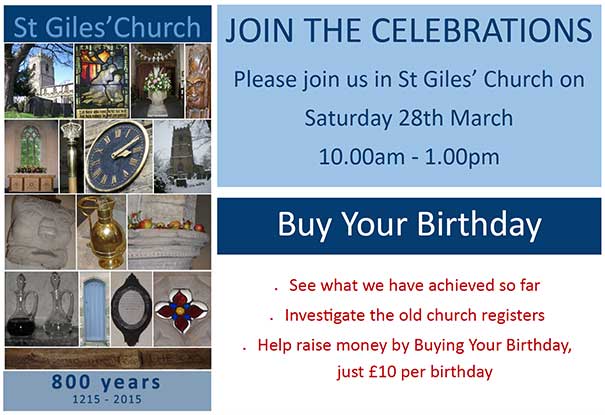 St Giles Birthday