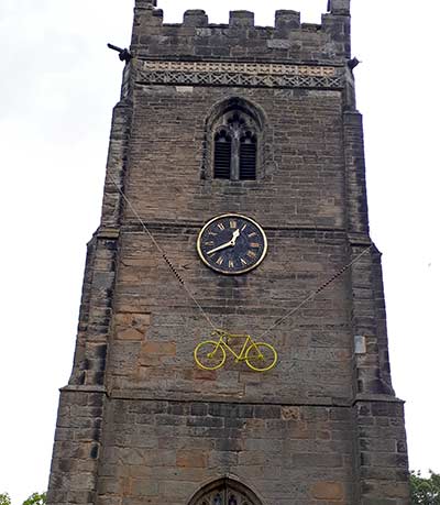 church & bike