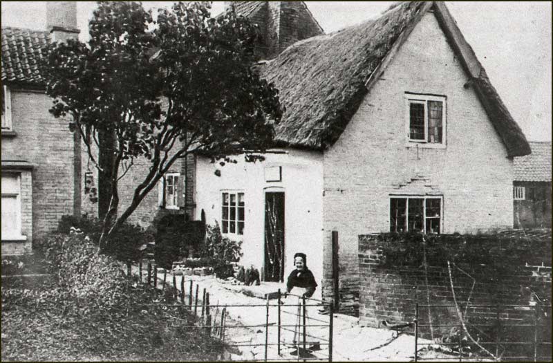 Original thatched post office. Ann Shelton