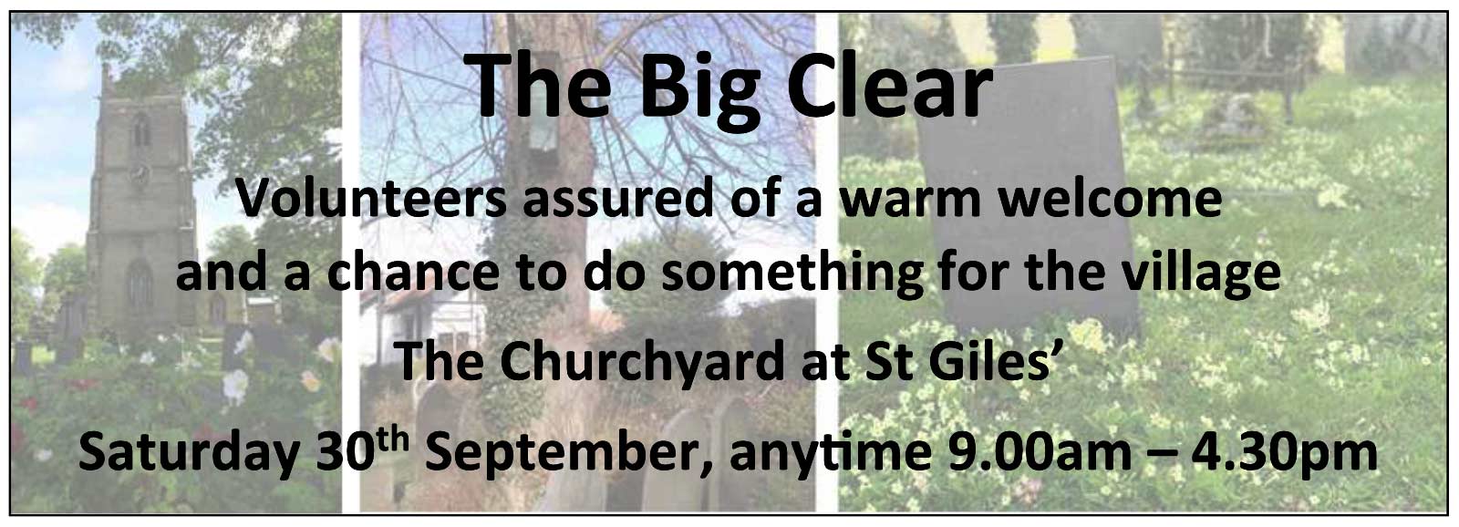 St Giles Clean Up