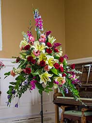 Flowers in Methodist Chapel
