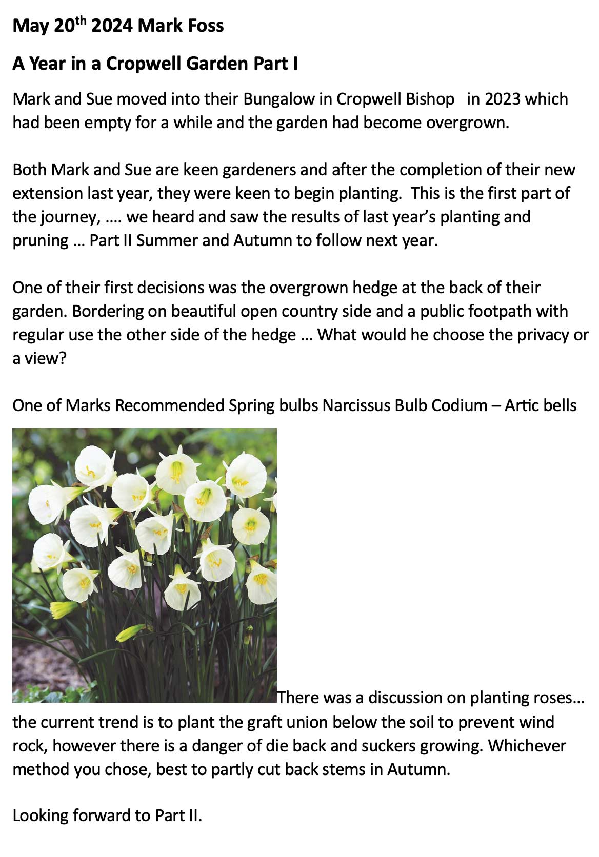 Monthly News