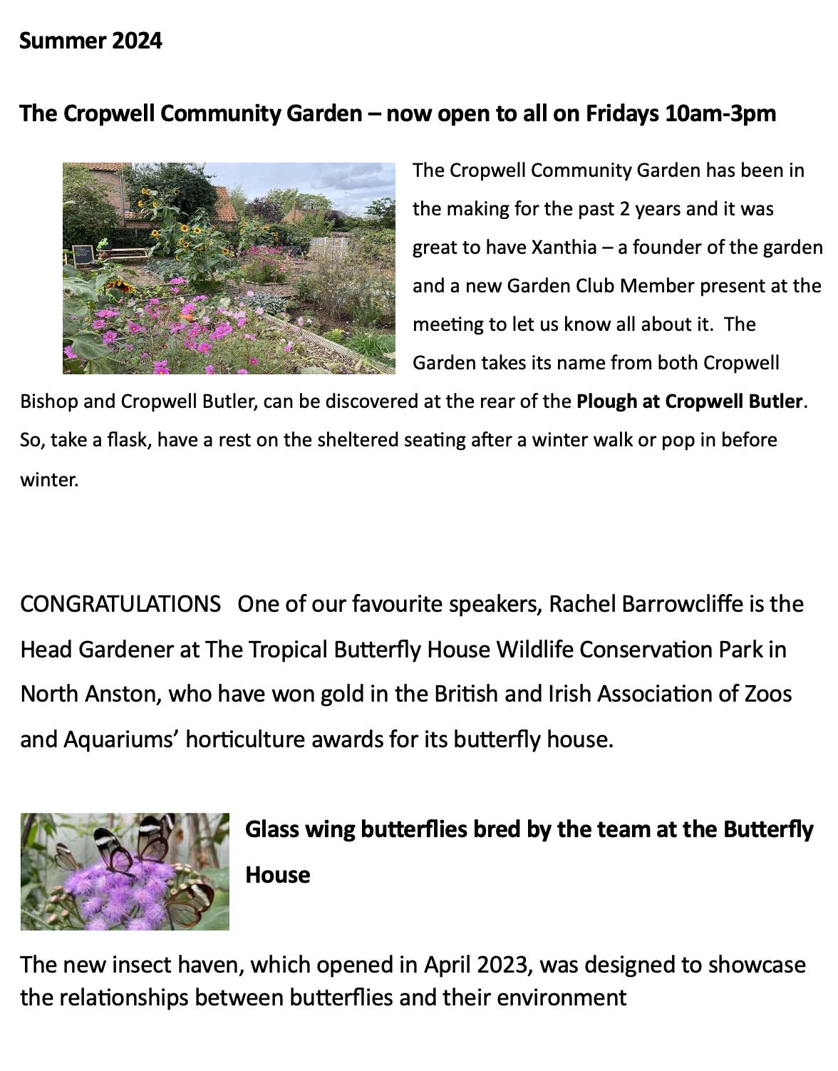 Monthly News