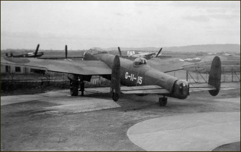 Lancaster at Langar in 1948