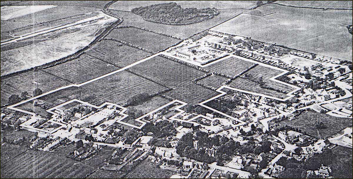 Identifying building land in 1960s Cropwell Bishop