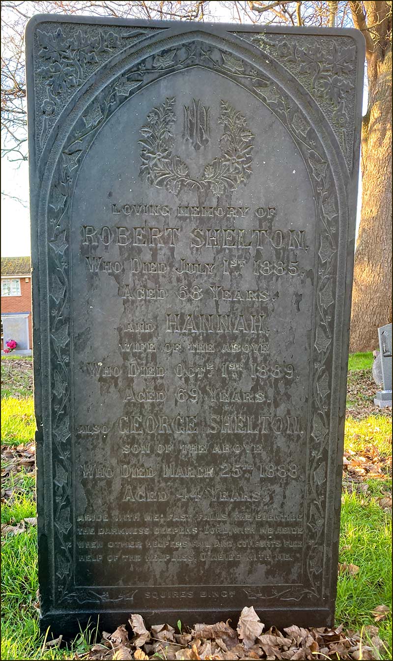 Grave of Robert and Hannah Shelton