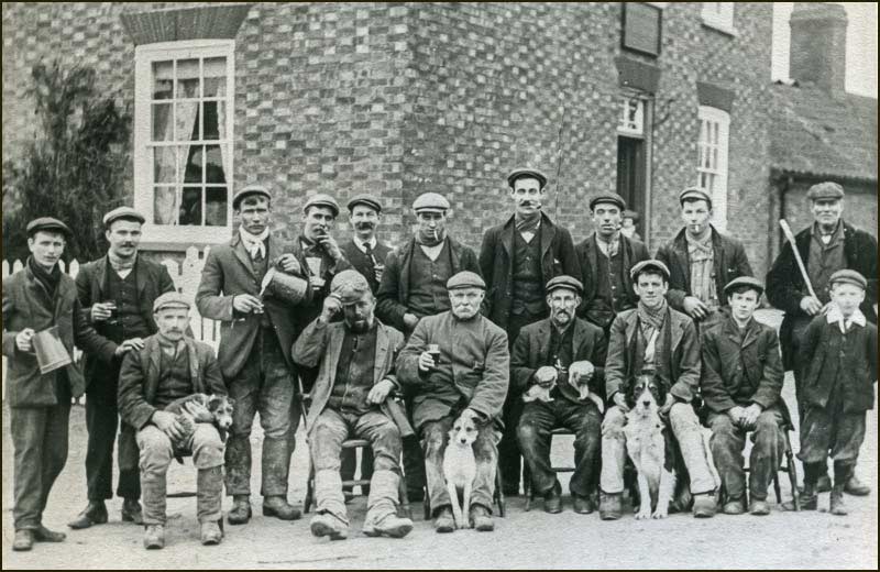 Gypsum miners in 1905