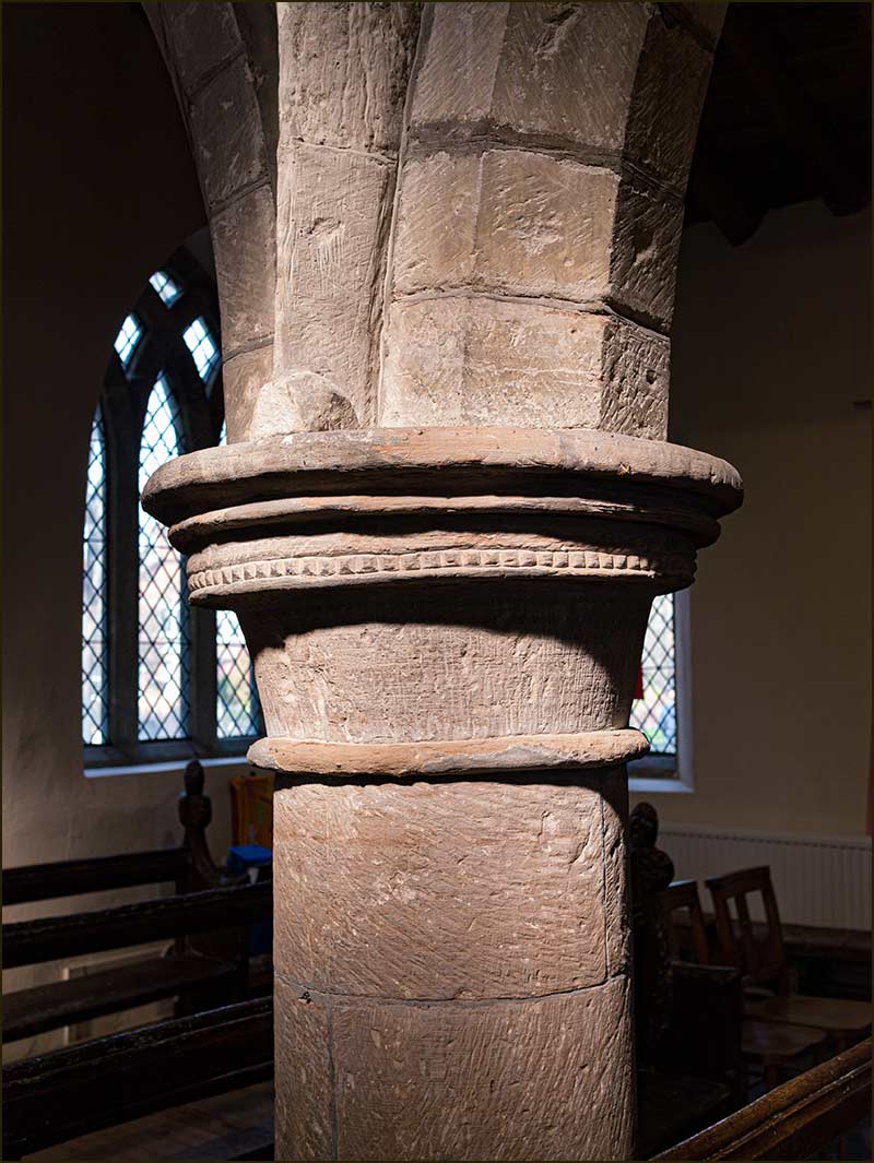 St Giles stone pillar