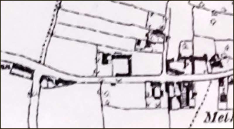 Lenton House in 1890s map