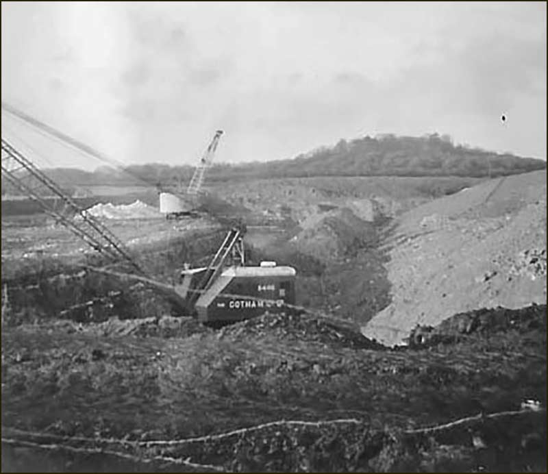The Gotham Company's mine on Nottingham Road (1960s approx)