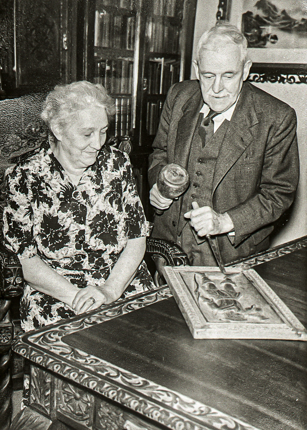 George Smith and his wife Winifred in the 1940s