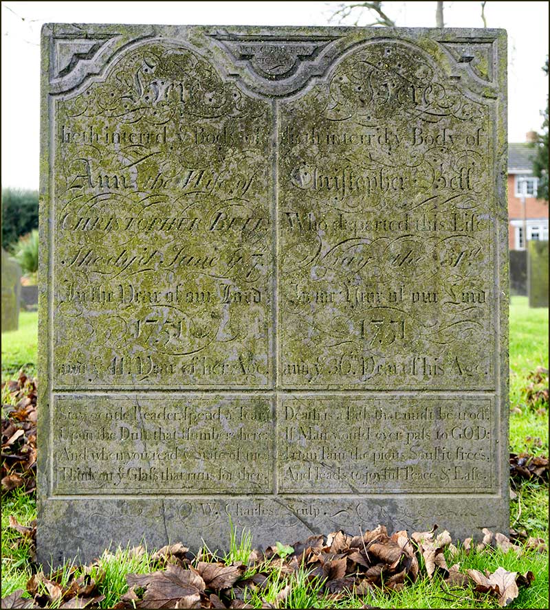 Grave of Christopher and Ann Bell