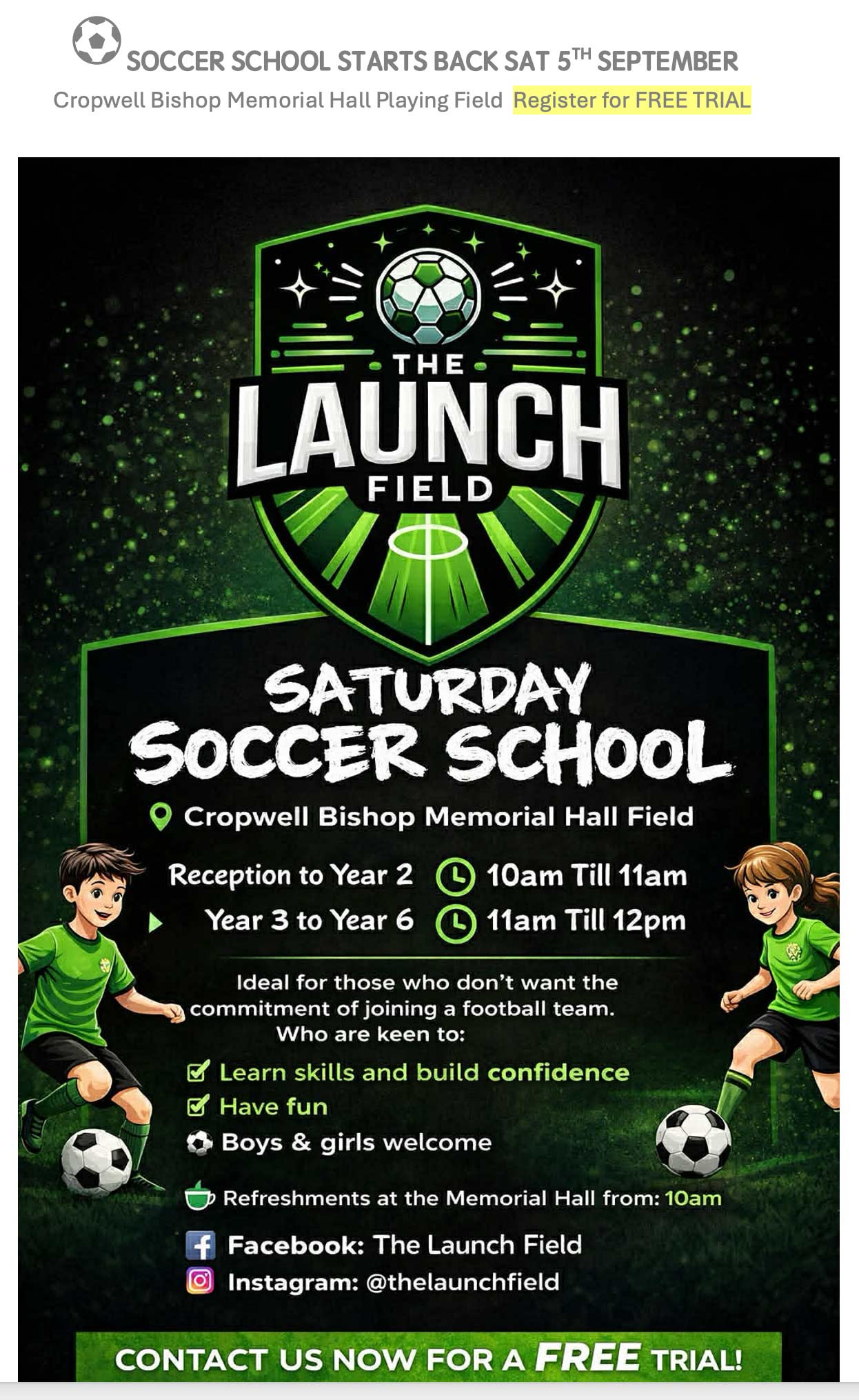Launch Fiels