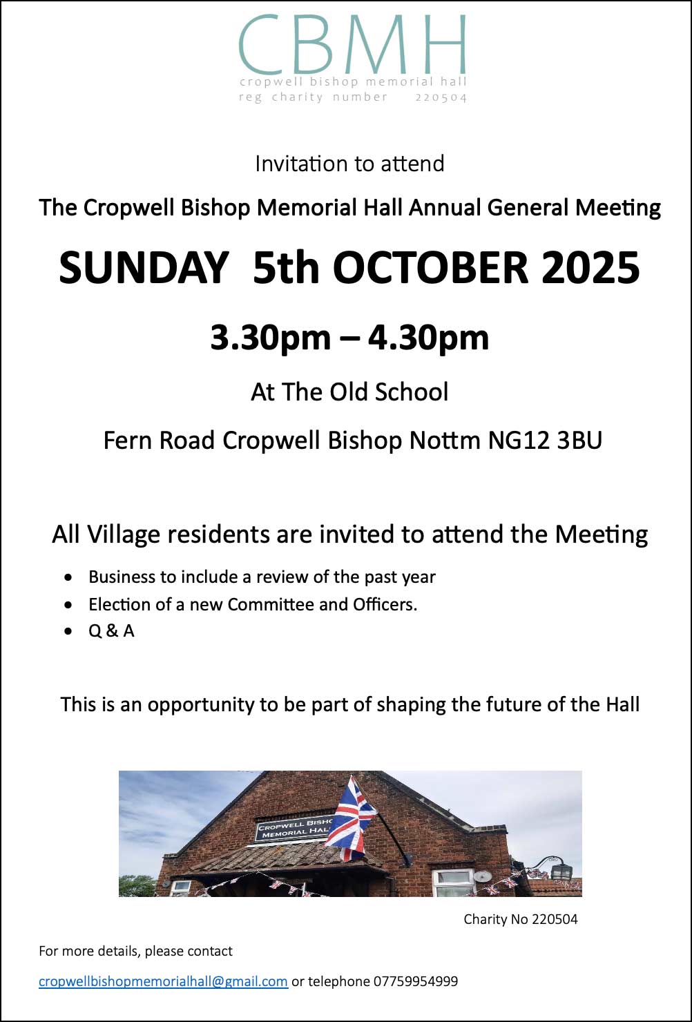 Mem Hall AGM